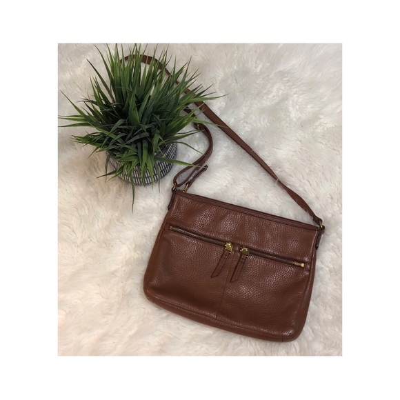 Fossil Handbags - Fossil leather crossbody bag